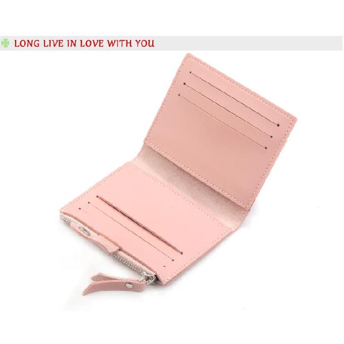 Women's Wallet Short Driver's License Wallet Korean Version Zero Wallet Women's Mini Buckle Bag