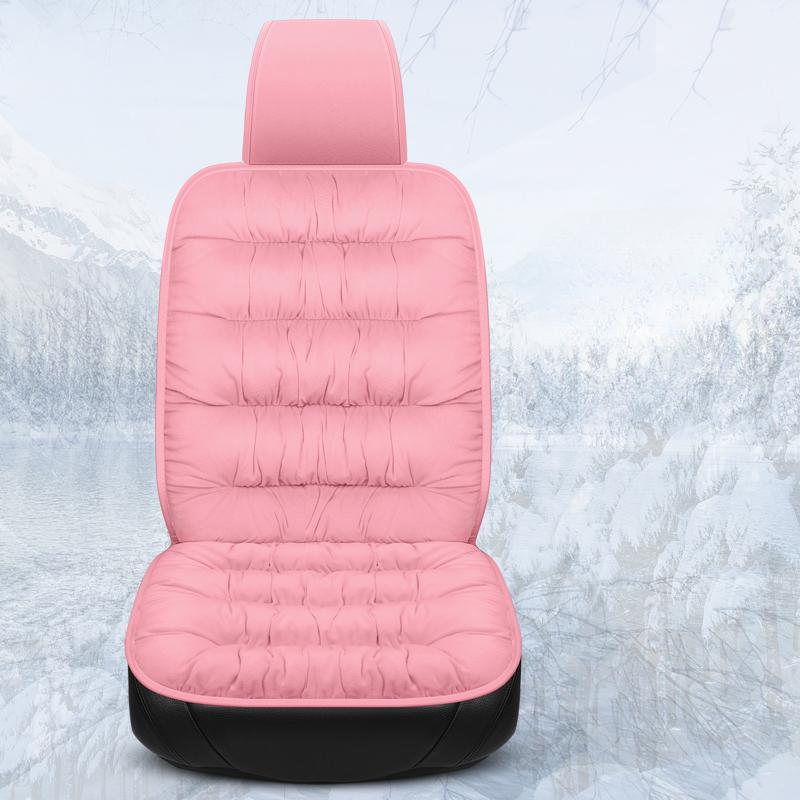 Winter Down Car Seat Cushion Split Headcap Car Front Seat Cushion Thickened and Soft Car Seat Cover