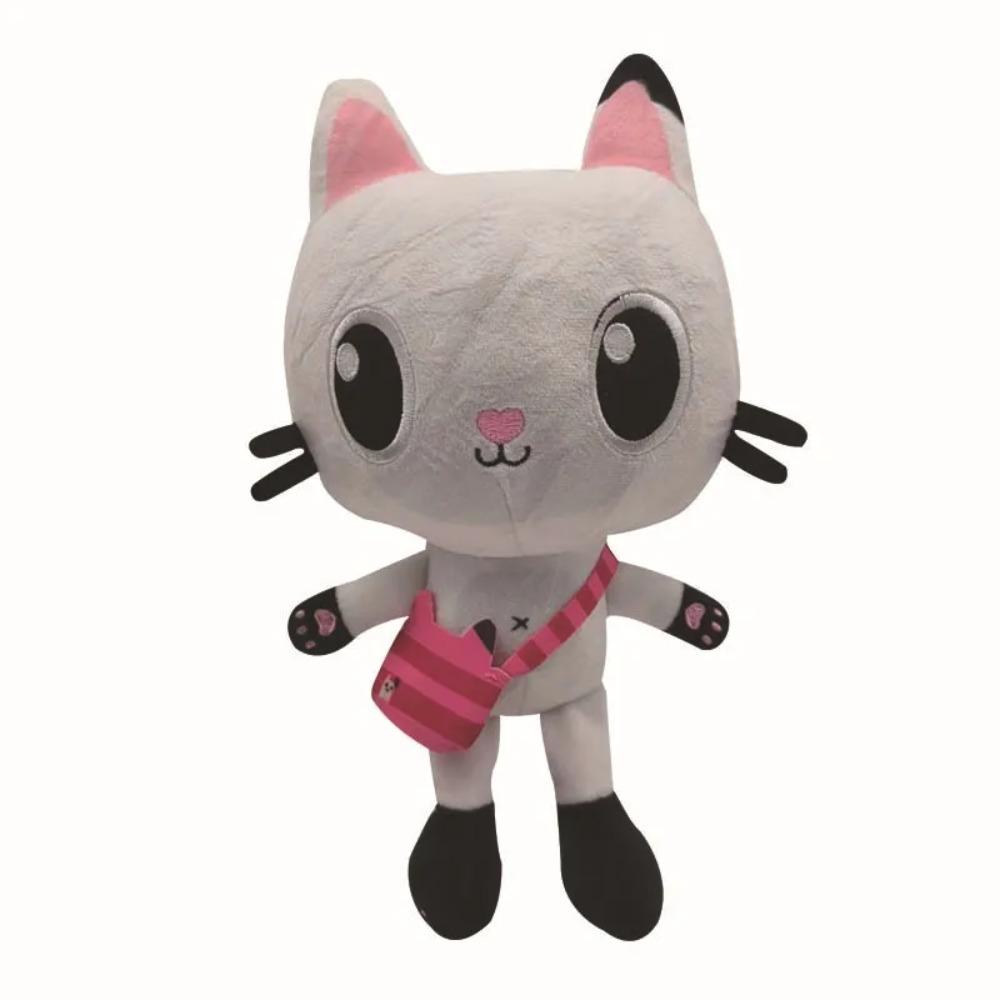 Neues Gabby's Dollhouse Plüschtier Mercat Cartoon Stofftiere Lächelnde Katze Auto Katze Umarmung Gaby Mädchenpuppen Kinder Geburtstagsgeschenke