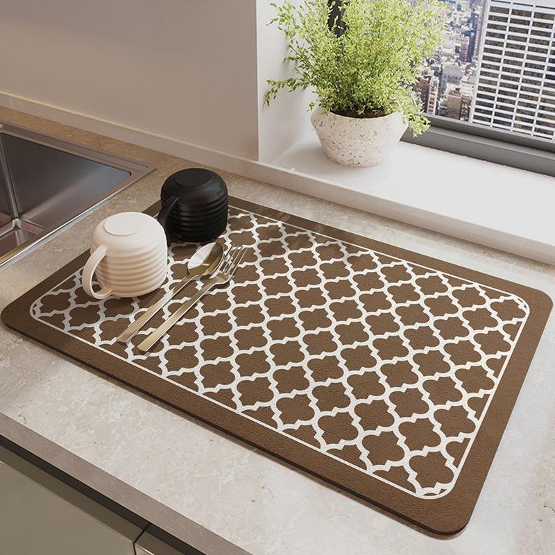 Absorbent Non-Slip Heat-Resistant Kitchen Drainage Mat