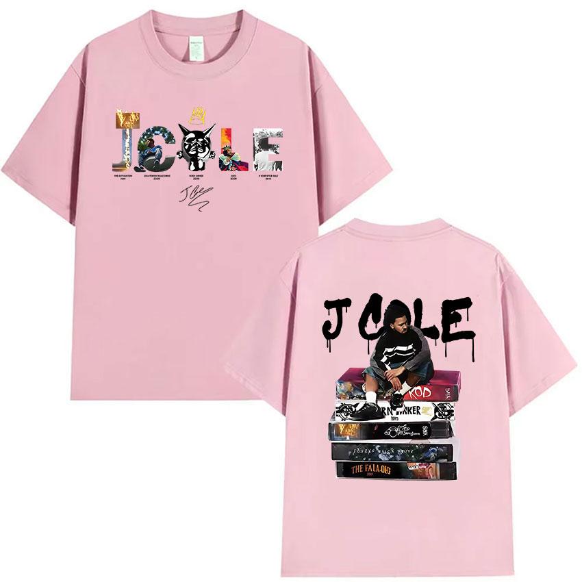 Rapper J Cole THE FALL OFF Tour Album 2026 Maglietta Grafica Unisex Vintage Oversize in Cotone Magliette Unisex Hip Hop Abbigliamento Maglietta
