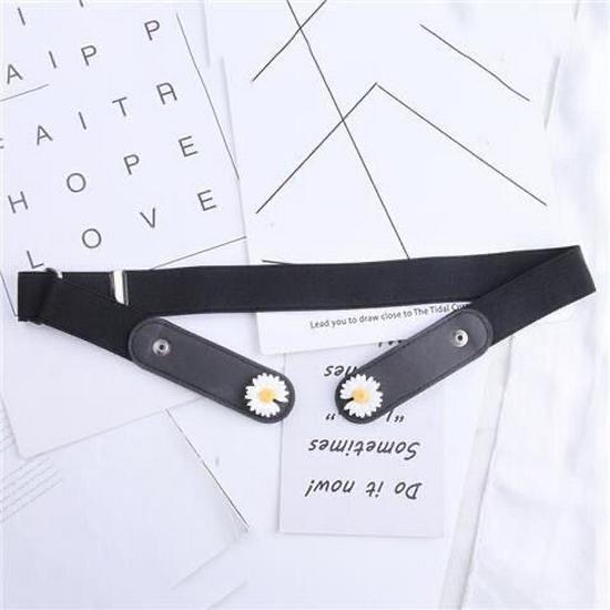 Women's Seamless Elastic Belt for Jeans - Invisible, No-Buckle, Summer Fashion Accessory