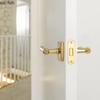 Universal Silent Locks Living Room Double Handle Door Lock Bedroom Magnetic Lock Golden Split Locks Door Hardware Accessories