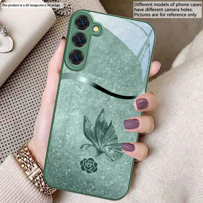 Full of Eastern Elegance For Samsung S26 S22 S8 S9 S10 S20 Ultra S21 Pro S22 Plus S23 FE S24Ultra S25 Edge S24+ Glass Phone Case