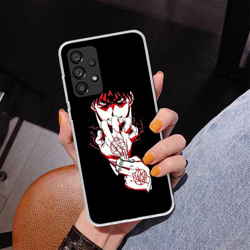 Fullmetal Alchemist Anime Phone Case For Samsung Galaxy A17 A16 A15 A14 A13 A57 A56 A55 A54 A53 A37 A36 A35 A34 A33 A26 A25 A24