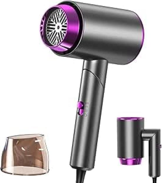 

Фен выпущен в большом рейтинге воздушных сушилок 1300 Вт Высокая концентрация отрицательных ионов Складной портативный фен постоянная температура Перегрев