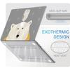 Coque de protection - Booling - pour MacBook Air 15 Pouces - Antidérapante - Motif Hibou Ours - PC Dur