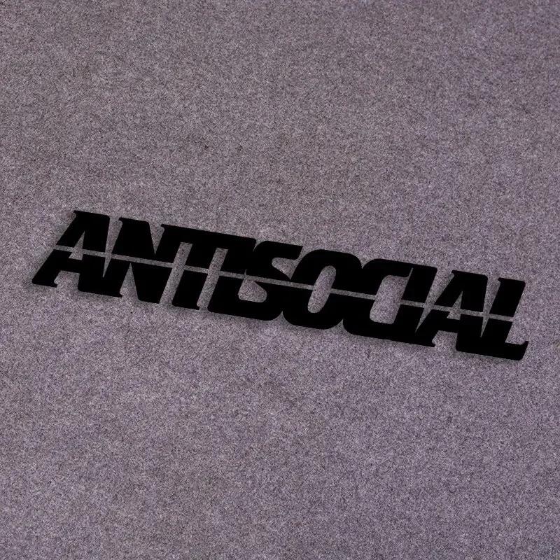 32X5.08cm Letter Sticker Vinyl Waterproof Antsocial Decal Non Fade Reflective Cool Car Decoration Sticker Unique Gift