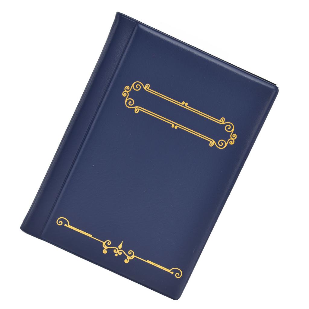 Coin Collection Book Large Capacity Anti Slip Design Good Water Resistance 120 Pockets Coin Holder for Collection Use