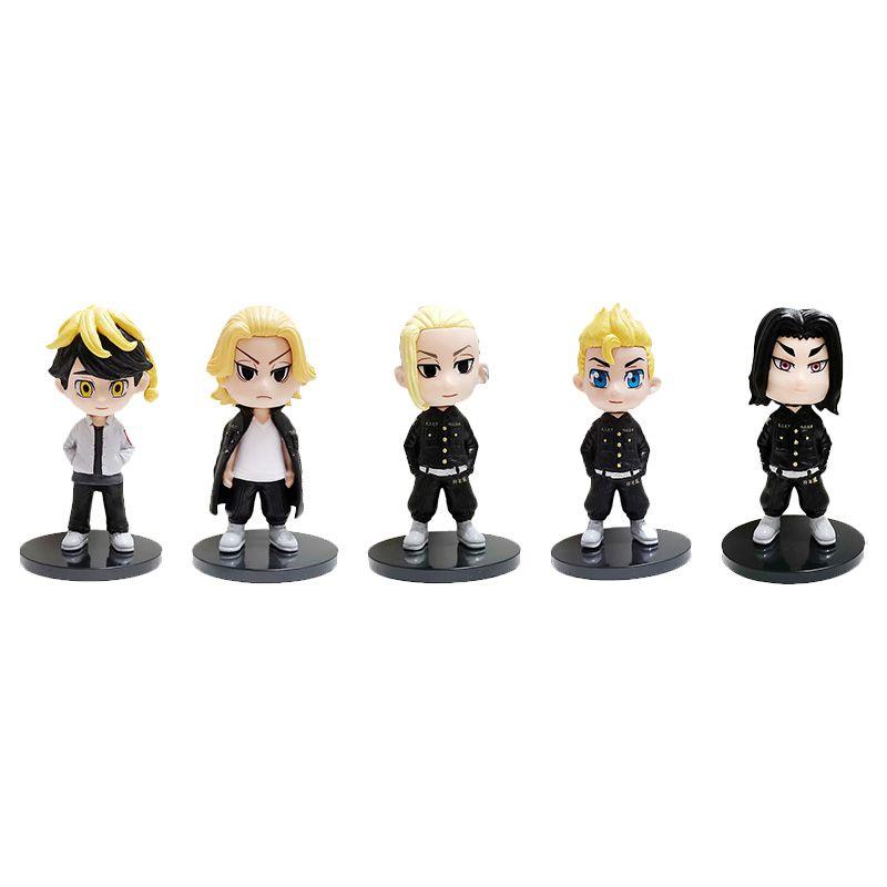 

Мстители Токио 5 шт. Модель фигурки Экшн Игрушки Мандзиро Майки Дракен Такемичи