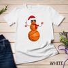 Christmas Basketball Snowman Santa T Shirt Funny Baller