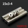 15x3-4mm Potente con fori Magnete al Neodimio N35 NdfeB Magnetico Permanente magneti Rotondi Super Forti Magneti da Frigorifero Fai da Te