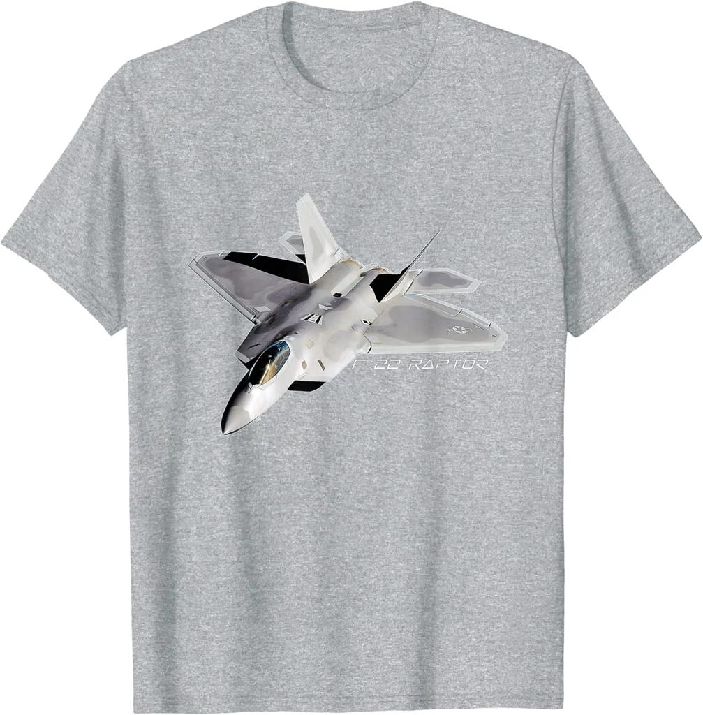 F22 Raptor Stealth Tactical Fighter Aircraft T Shirt New 100 Cotton Short Sleeve ONeck Tshirt Casual Clothing Unisexs Top