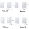 Plastic A4 File Storage Box Transparent Document Box New A4 File Box