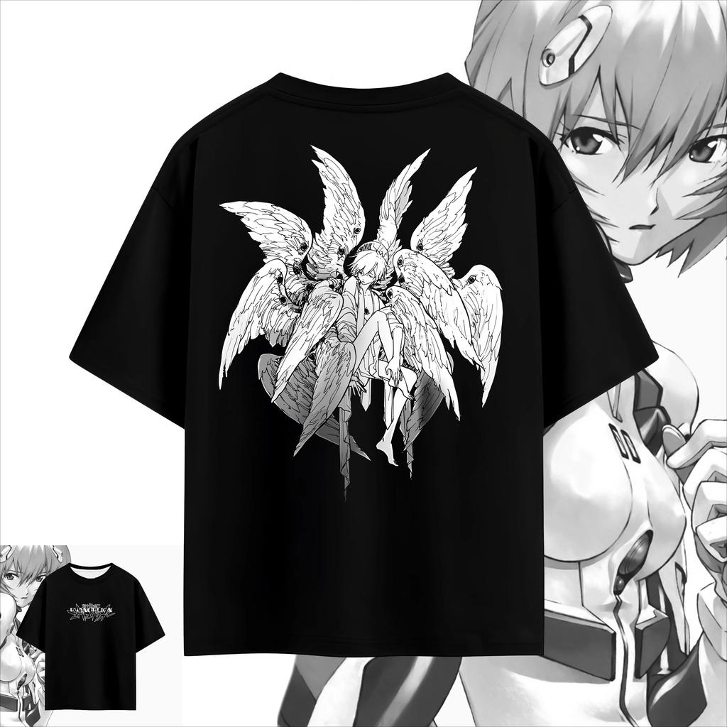2026 EVA Asuka Langley "Have you seen that angel?" Anime T-shirt for men and women, vintage, oversize, streetwear, Harajuku,