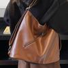 Retro large-capacity commuter backpack women's autumn new niche casual tote bag crossbody shoulder backpack