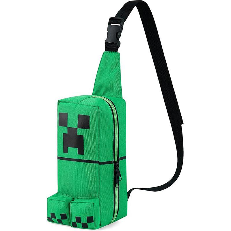 

Рюкзак Minecraft Холщовый Мультяшный Крипер Волк Повседневный Наплечная Сумка Для Ежедневного Использования