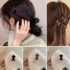 Hair Styling Tools Bow Velvet Hairpin Sweet  Hair Accessories Duckbill Clip Bowknot Hair Clips