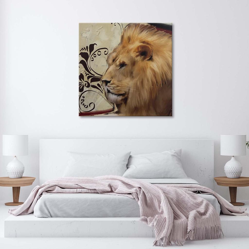 Canvas print Lion Animals Africa