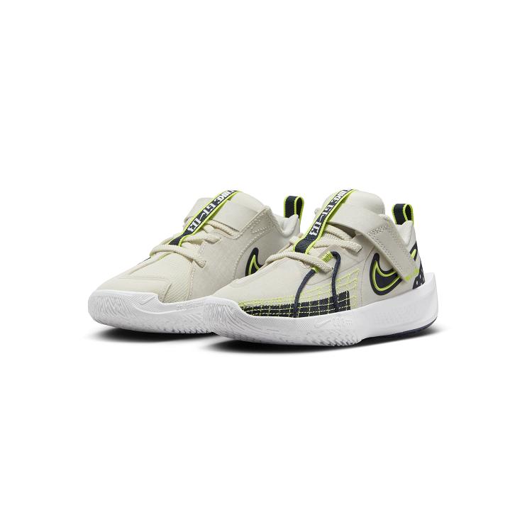 Nike GT Cut 3 PS Phantom Light Lemon Twist Kids Sneakers Cream Obsidian White FD7034-005