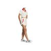 adidas Originals X Sans titre AE23 Polo Court à Col V Contrasté Femme Hauts Blanc cassé IN1082
