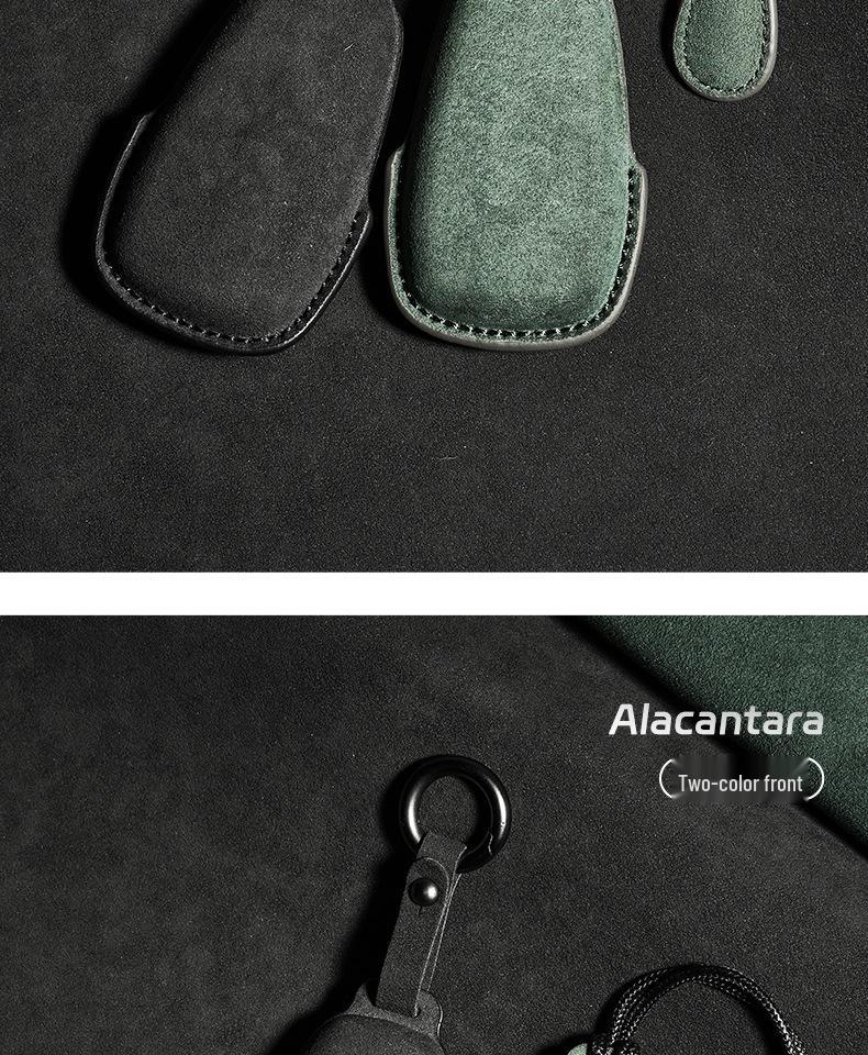 Changan CS75 Plus/CS55 Alcantara Suede Leather Car Key Protective Cover