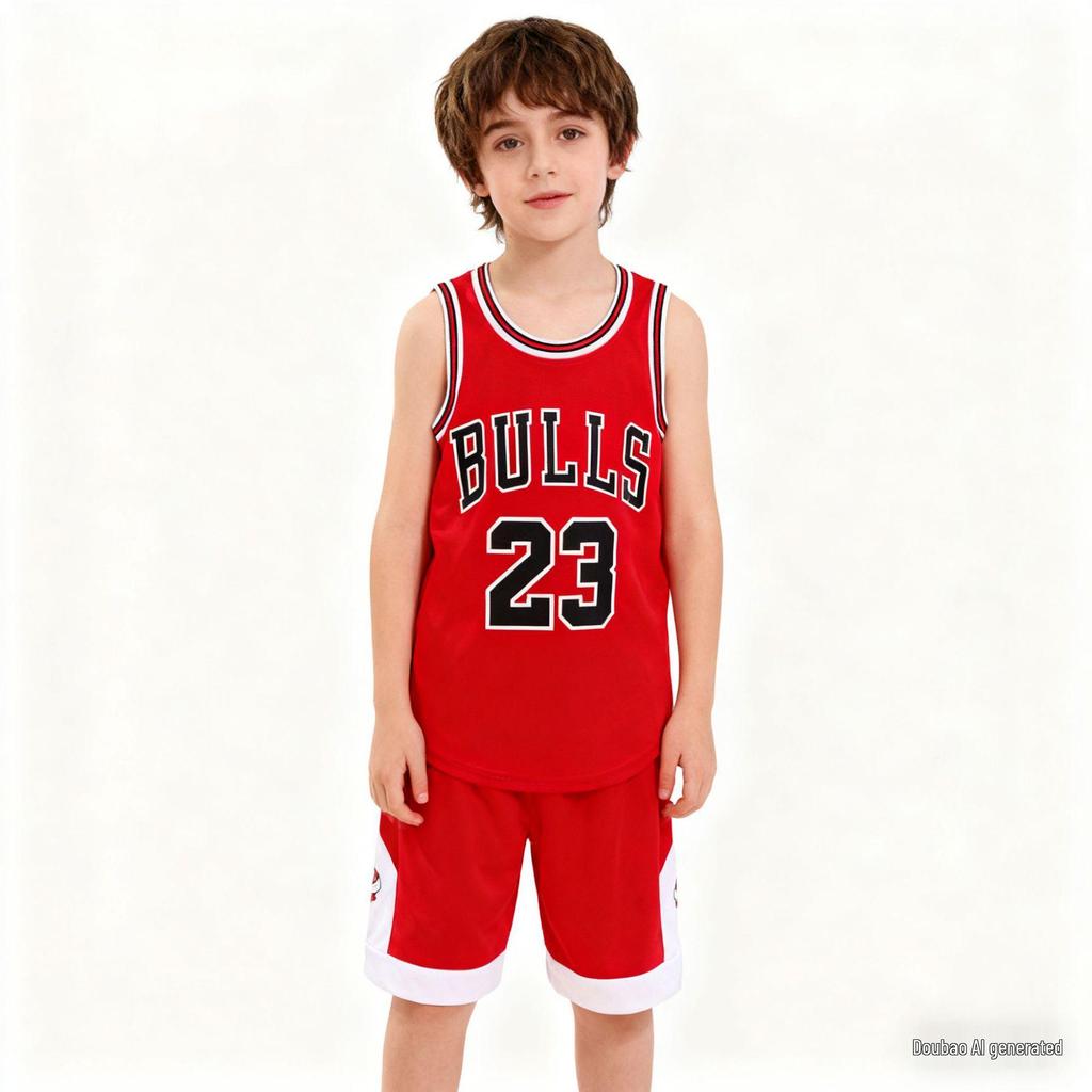 Set Maglia da Basket per Bambini - Design Numero Stella Lakers & Warriors