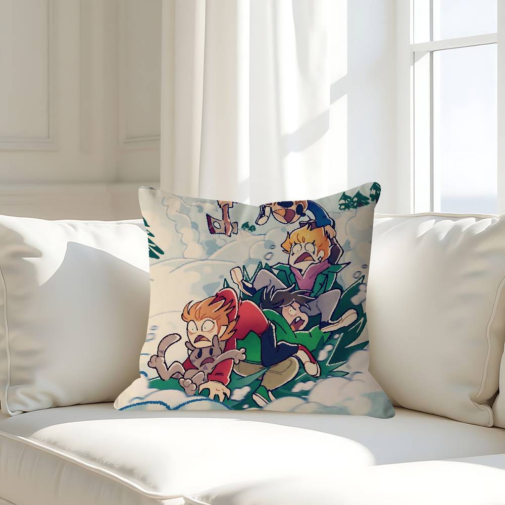 Анимированная наволочка для подушки E-Eddsworld, наволочка, обивка, диванная подушка, домашний декор, наволочка 16x16Inch