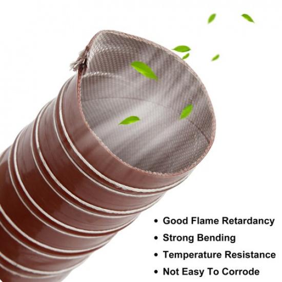 Universal Pack(1) 3.28FT Silicone Air Ducting Hose Car Engine Intake Braking