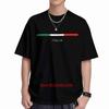 Italian Flag Italy Map Italia Short Sleeve Tee 100% Cotton T-Shirt