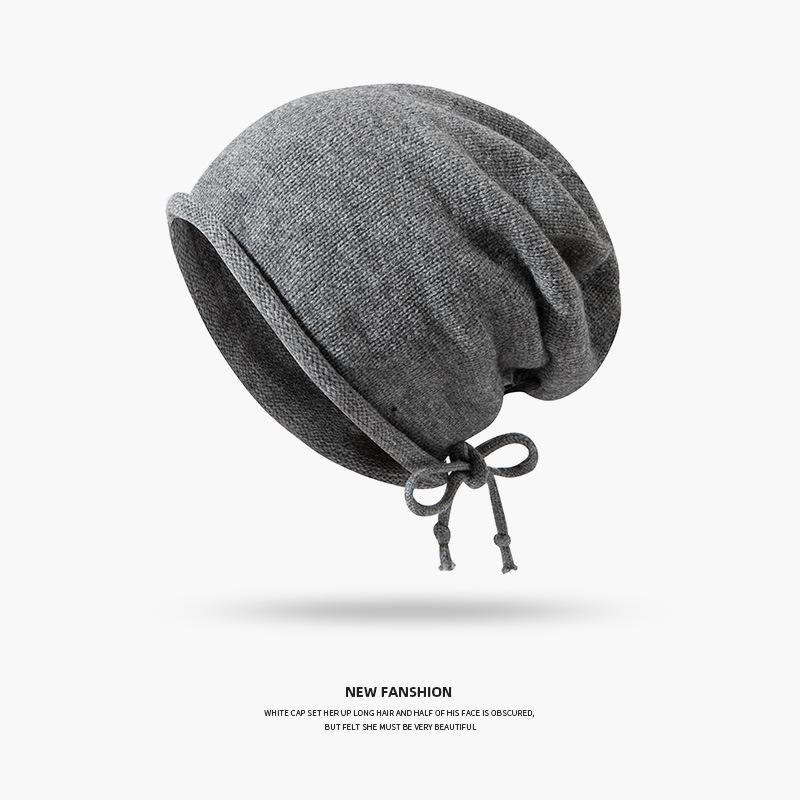 Women S Autumn Winter Slouchy Knit Hat Warm Ear Protection Beanie