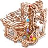 3D Wooden Puzzles Marble Run Chain Kit, Wood Creative Mechanical Puzzles Assembly Model Building Kits To Build for Adults & Kids, DIY Wooden Puzzle