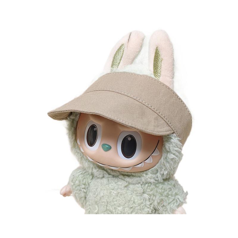 Labubu 17CM Vinyl Pendant Baseball Cap with Macaron Doll Dress-Up Accessories, In Stock