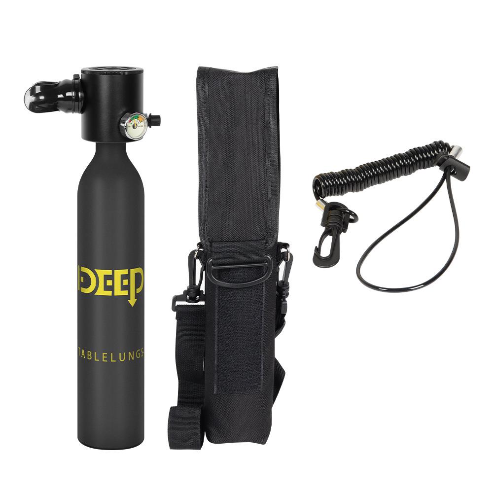 DIDEEP 0.5L Mini Scuba Diving Oxygen Tank for Teaching Underwater Breathing
