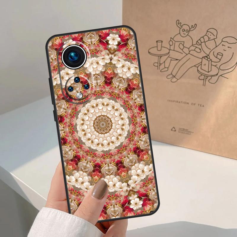 Floral Flower Mandala Design For Honor Magic 8 7 6 5 Pro Case For Honor X9d X9c X9b X9a X8c X8b Win 200 400 50 70 90 Lite