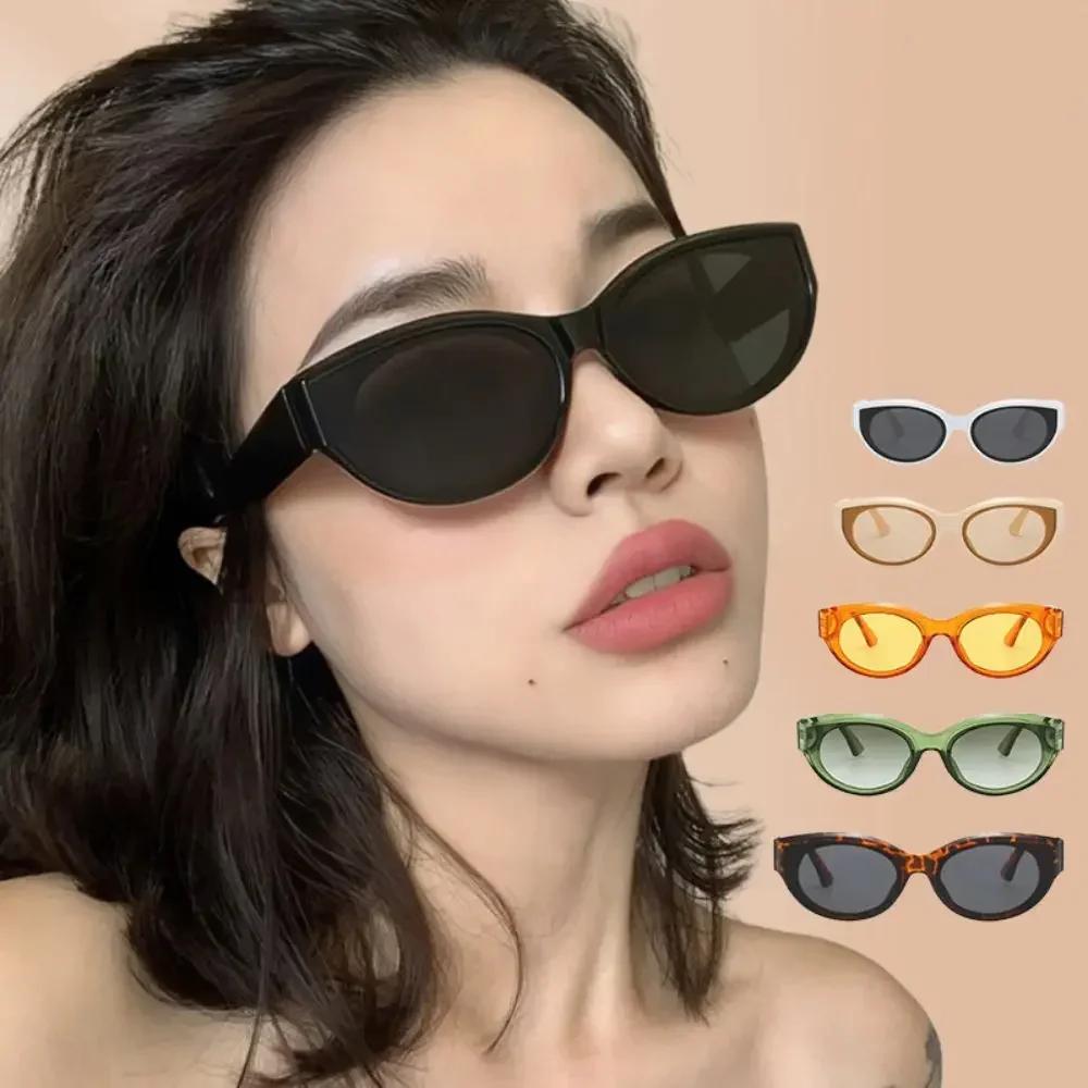 New Style Arrival Cat Eye Sun Glasses Women's Oval Eyeglasses Vintage Style Brand Elliptic Square Sun Eyeglasses for Female Shades Female Eyewear