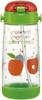 Skater Water Bottle with Straw Clear One Push Hungry Caterpillar 480ml Girls PDSH5 Children's