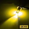 2 X Automotive H3 Led Bulbs