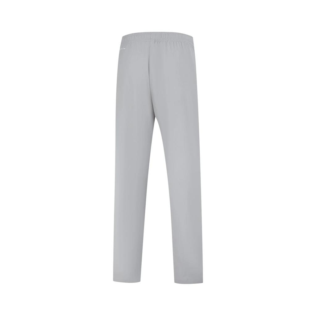 Li-Ning Comfortable Simple Versatile Solid Color Straight Leg Mid Rise Breathable Knitted Sports Pants Women bottoms AYKV656-4