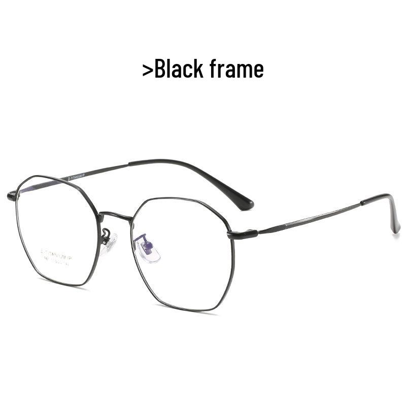 2021 Ultra-Light Titanium Myopia Eyeglass Frame with Anti-Blue Light Lens 987 Myopia with Blue Light Protection