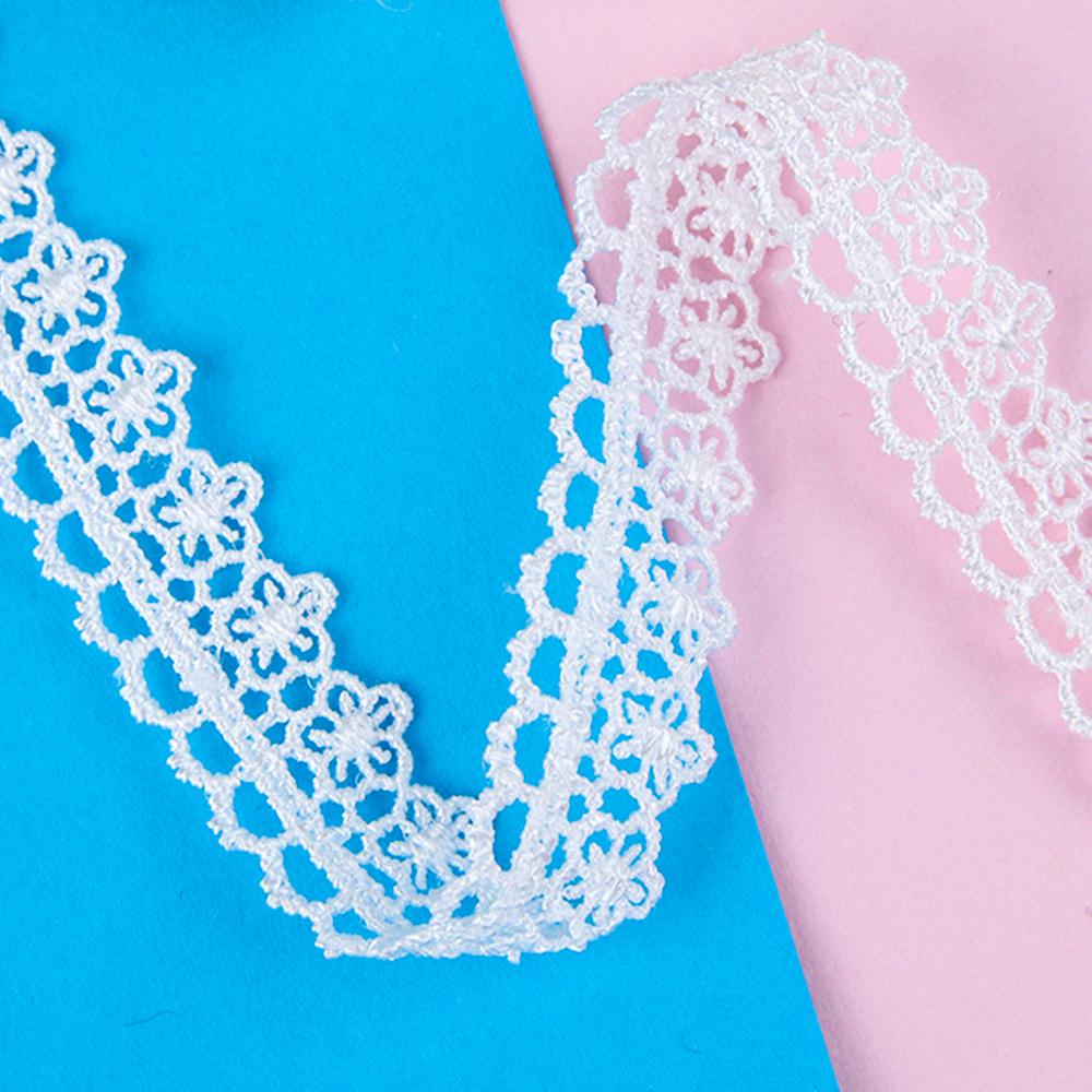 

Lace Trim Flower Ribbon 3 Yards Polyester Material Embroidery Edge Patches Sewing Crafts Clothing Dress Gifts Wrapping Supplies 3 Yards Length