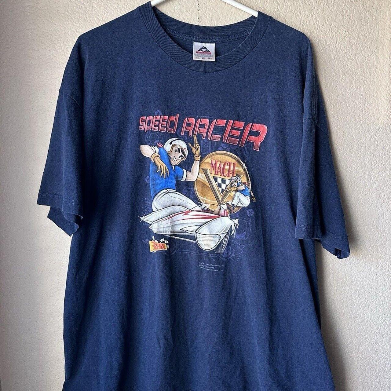 Vintage 2002 Speed Racer Mach Navy Color Unisex T shirt Men Women WA3504 Unisex T-Shirt L