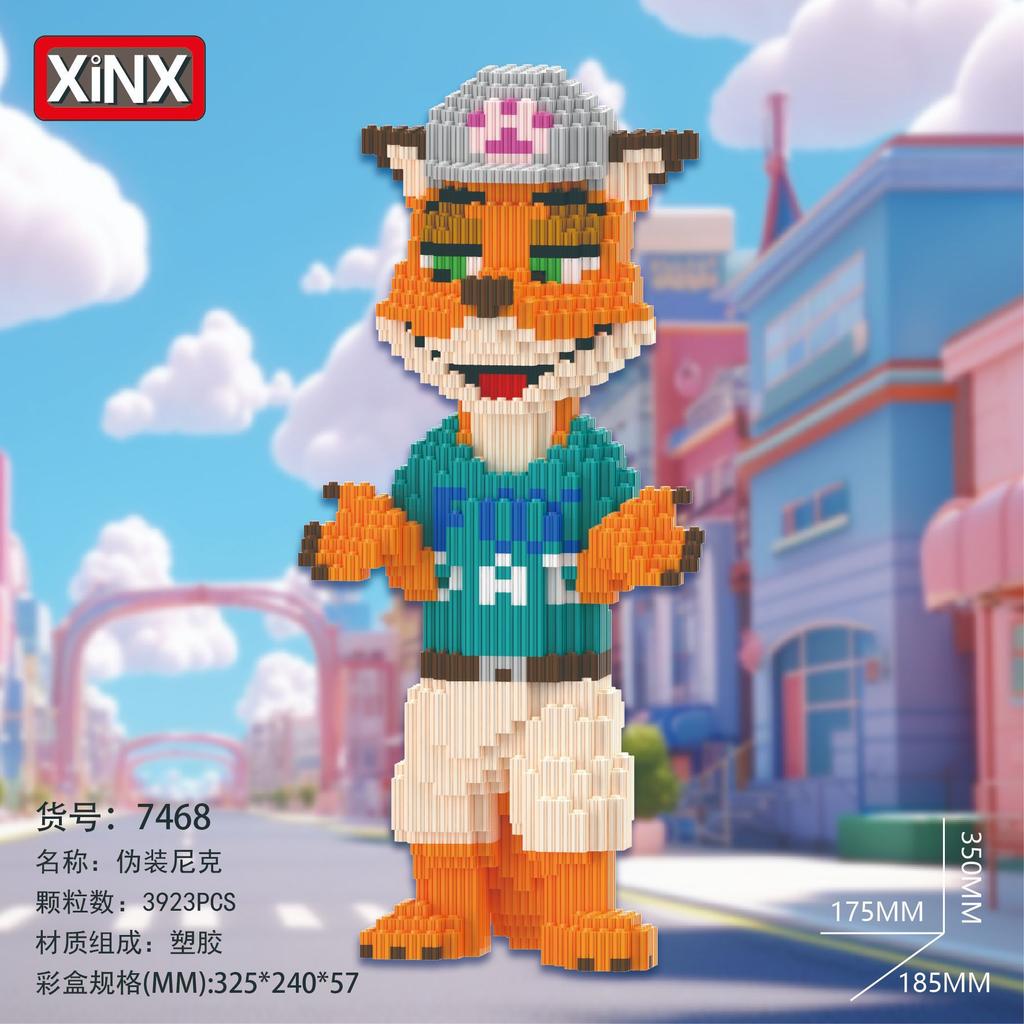 Disney Zootopia Building Blocks Nick Judy Model Benjamin Sloth Bricks Cartoon Movie Figure Toys For Kids Christmas Gift