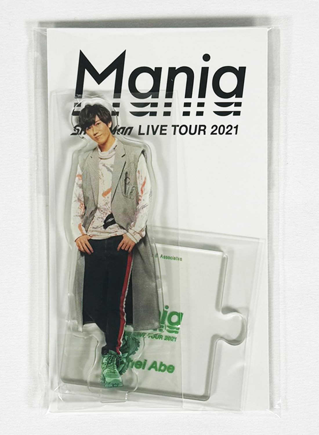 

Snow Man LIVE TOUR 2021 Mania Acrylic Stand Official Merchandise (Ryohei Abe)
