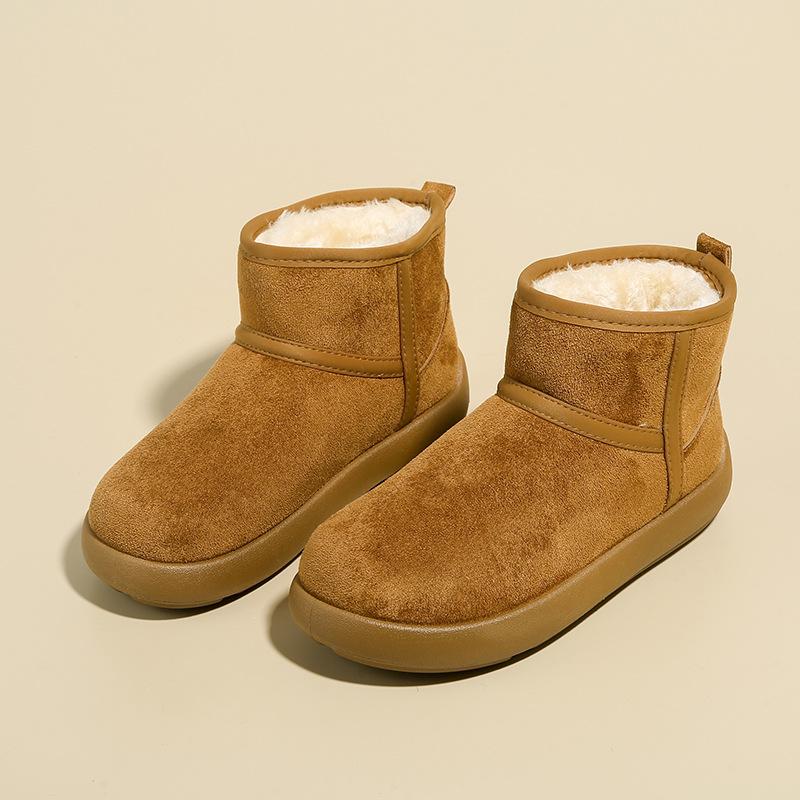Women's Fur One Thick Bottom Heightening Winter Lightweight Warm Snow Boots Non-slip Wear-resistant Casual Sports Cotton Boots