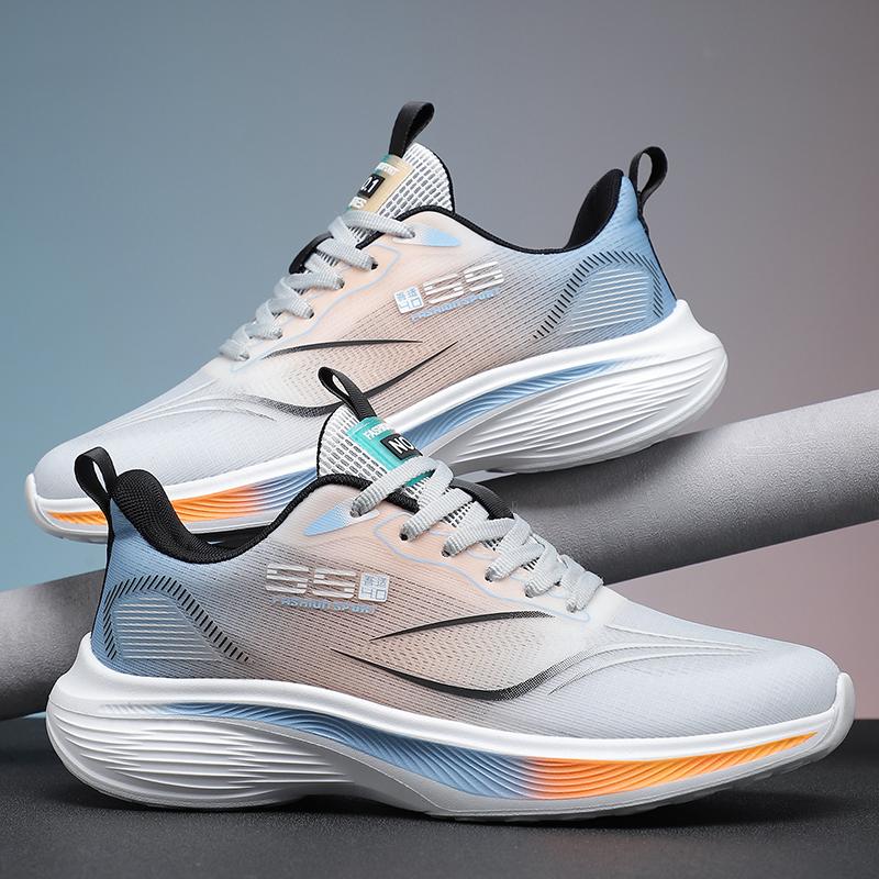 Men's Casual Shoes Shock-proof Comfortable Outdoor Running Fitness Training Sports Shoes Mesh Shoes Tenis Masculino