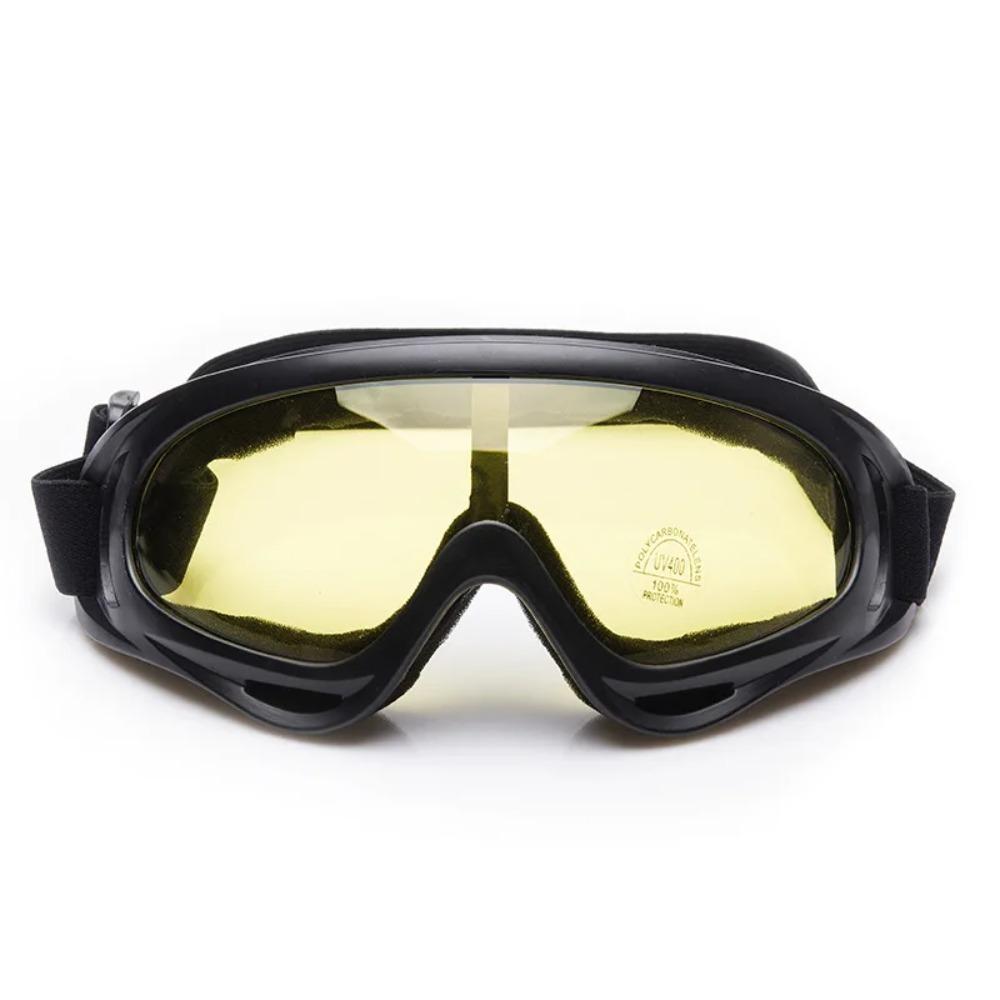 X400 Tactical Goggles Windproof Motorcycle Riding Glasses Sports Ski Goggles Face Mask Protective Gear Set