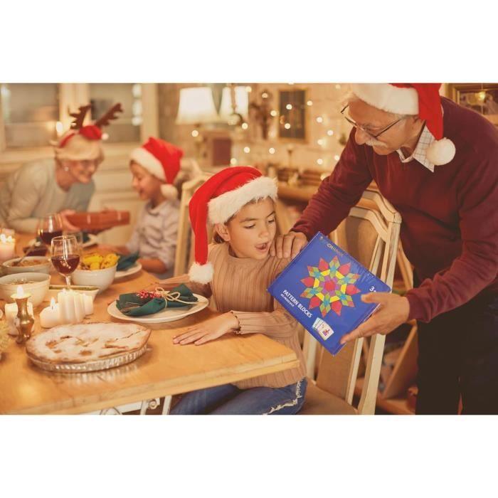 EACHHAHA Puzzle en Bois-Tangram-Jouets Montessori-Jouets éducatifs classiques-155 Formes géométriques