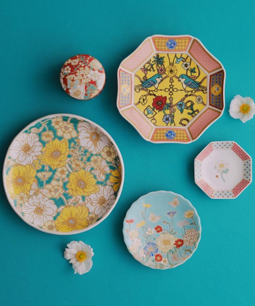 Afternoon Tea Living Dinner Plate JQ17, Kutani Ware Large Plate/Natalie Lete Green