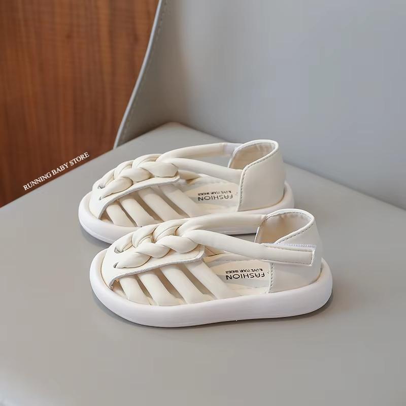

Strange and Novel Modeling Children Sandals Cute-outs Beige Girls Sandals Trendy Holiday Flats Baby Boy Beach Shoes Child I03246 26 бежевый